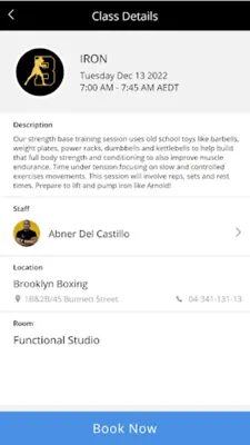 Brooklyn Boxing android App screenshot 5